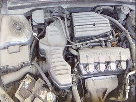 2002 HONDA CIVIC, BLACK, LX MODEL, 1.7L, AT.   A25167